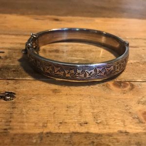 Marked Birk’s sterling silver cuff